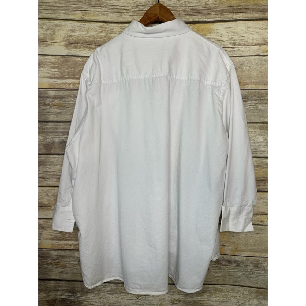 Able Harris oversized button up shirt white size 1X - Picture 6 of 12